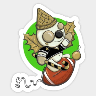 Who Dat Mr. Bingle! New Olreans Saints Sticker